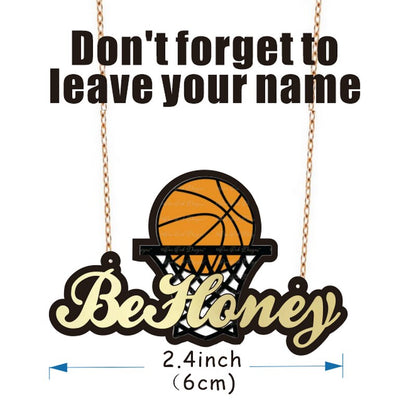 Custom Sports or Cartoon Pendant Necklace