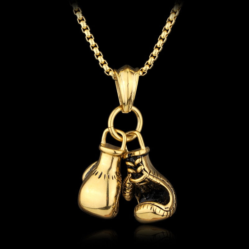 Mini Boxing Gloves Necklace