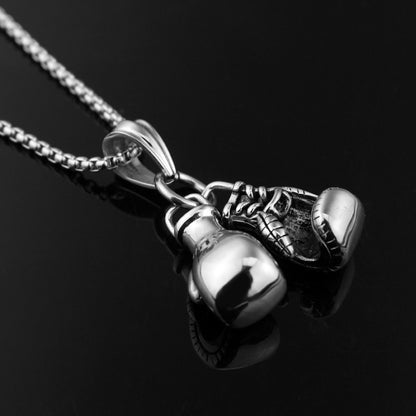 Mini Boxing Gloves Necklace