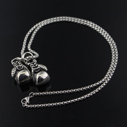 Mini Boxing Gloves Necklace