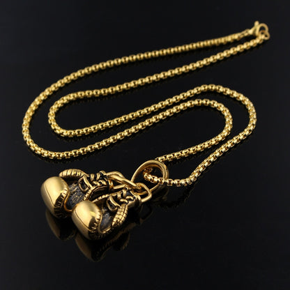 Mini Boxing Gloves Necklace