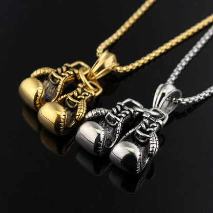 Mini Boxing Gloves Necklace