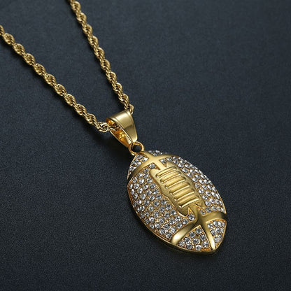 American Football Necklace