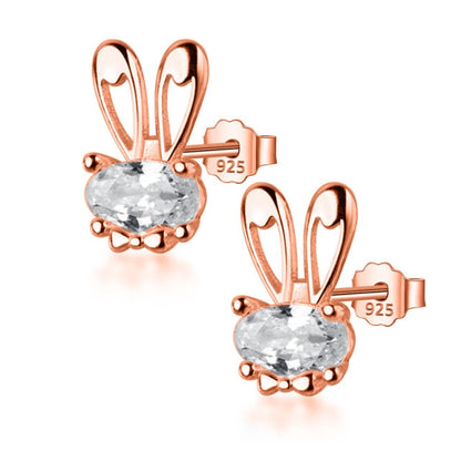 Sterling Silver Bunny Rabbit Earrings