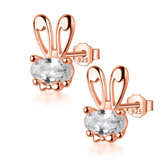 Sterling Silver Bunny Rabbit Earrings