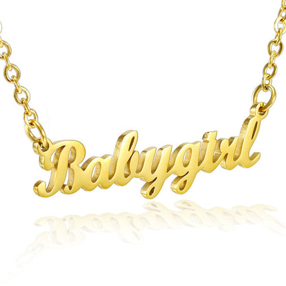 Personalized Cursive Name Necklace