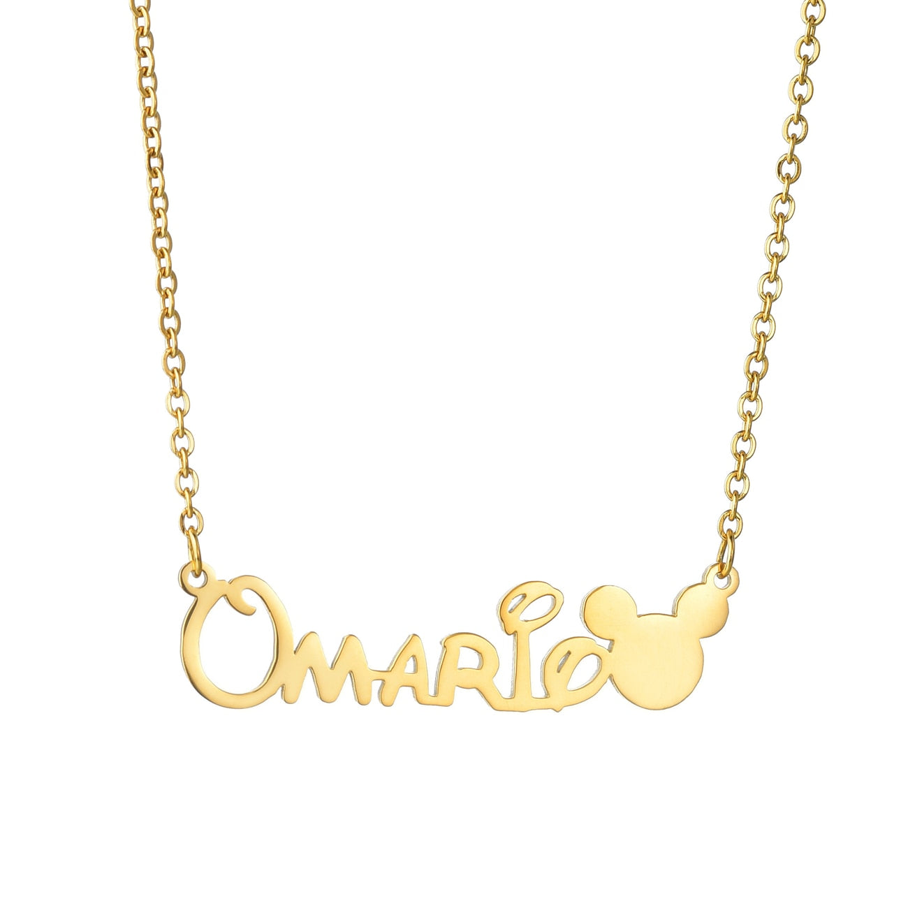 Personalized Mouse Ears Name Necklace