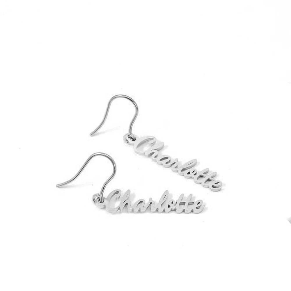 Charlotte Name Earring